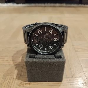 Nixon 51-30 Chrono Black men's watch - NWT
